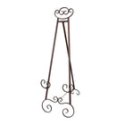 Futech E001 Iron Easel, 55" x 14" x 24", Copper-Total height: 55"H