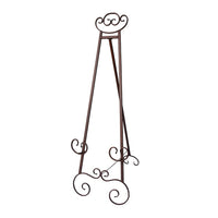 Futech E001 Iron Easel, 55" x 14" x 24", Copper-Total height: 55"H