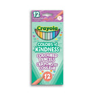 Crayola Colours of Kindness Coloured Pencils - 12 Count-Crayola art supplies and activities help children express, create, and connect through colourful play.