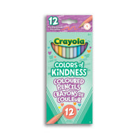 Crayola Colours of Kindness Coloured Pencils - 12 Count-Crayola art supplies and activities help children express, create, and connect through colourful play.