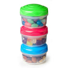 Sistema Mini Bites TO GO  130ml, 3 Pack-Screw top lid for safe storing