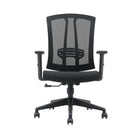 Brassex Dexter Aiden Desk Chair - Black-Ergonomic design features high-density foam seating and adjustable armrests to support your body, even throughout your longest days