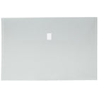JAM Paper Plastic Envelopes with VELCRO Brand Closure, Booklet, Jumbo, 12 x 18, Clear Poly, 12 Pack (457V0CL)-Clear