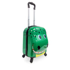 TUCCI Italy BABY DINO 18" Kids Luggage - Baby Dino-Soft Jelly Handle Grips
