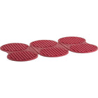 Trudeau Glass Drying Mat, 2 Pack-Colours: Red, Grey