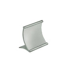 Azar Displays 4" x 4" Curved Counter Metal Sign Holder (300885)-Non-glare lens to protect graphics