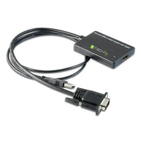 TechlyVGA to HDMI Converter Cable w/ Audio, (IDATA HDMI)-Plug and Play: installs in seconds, without any changes required