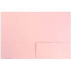JAM Paper Premium Paper Cardstock Two Pocket Presentation Folders, Baby Pink, 12 Pack (28876675g)-Pink