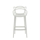 Plata Import Keeper Stool, 26"H, White, 2 Pack-Bar Stool