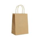 EcoSystems Paper Bag with Rope Handle - Kraft - 14" W x 10" D x 15.5" H - 250 Pack-Kraft Paper Bag with Rope Handle
