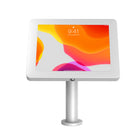 CTA Digital Paragon Curved Neck Enclosure for 10.2" iPad Gen 5 - 7, Air 1 - 3 Gen, 9.7", 10.5" and 11" Pro - White-Its heavy-duty locking enclosure helps protect your device from theft