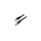 StarTech M45PATCH25BK 25' Cat 5e Molded Patch Cable, Black-Dual RJ-45 Male connectors ensure seamless connectivity