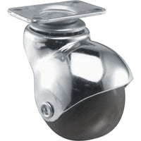 Algood Hooded Round Ball Casters (600 Series) - Swivel - 2" (51 Mm) - Urethane - 75 Lbs. (34 Kg.) - 36 Pack-Bolt Hole Size 3/16" (4.76 mm)