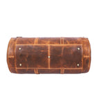 Tolredo Helios Leather Travel Barrel Bag - Brown-Organizer in main compartment for cards, coins, keys and mobile phone
