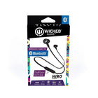 Wicked Audio Hiro Wireless Earbud Black-Bluetooth 5.0, 32FT