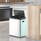 Step N' Sort Motion Sensor 2-Compartment Trash and Recycling Bin with Removable Inner Bins - 60L-Use with custom fit liners Step N' Sort Sac model SAC002