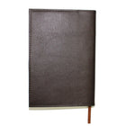 Ashlin Shakespeare Medium Journal 5x8", Dark Brown (P9087-07-02)-Includes elegant 5.5" x 7.75" ruled ivory refillable pages