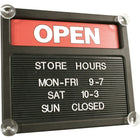 Tabbee Open/Closed Sign Kit-Simply flip insert for open/closed message