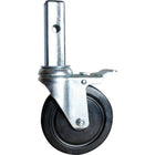 Mobile Work Scaffolding - Maxi Square Aluminum Scaffolding Accessories, 2 Pack-ACCESSORIES - 5" Swivel caster with locking system
