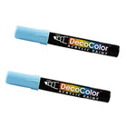Marvy Uchida Chisel-Tip Acrylic Paint Marker - Light Blue - 2 Pack-Colour: Light Blue