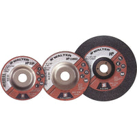 Walter Surface Technologies Hp Depressed Center Grinding Wheel, 12 Pack-Arbor Size 7/8"
