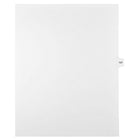 Mark Maker Legal Exhibit Index Tab White Single Tabs, 1/15th Cut, Letter Size, No Holes, Number 127, 25 Pack-White Single Tabs, 1/15th Cut