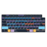 JCPal VerSkin Premiere Pro Shortcuts Keyboard Protector for MacBook Pro 14"/16" (2021/2023) and MacBook Air 13"/15" (2022/2023/2024)-Form fitting and ultra thin (0.3mm) skin protects keyboard from liquids, dust and debris