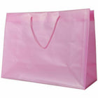 JAM Paper Shopping Bags - 15" x 12" x 6" - Ultra Pink - 100 Pack-Color: Ultra Color: Pink