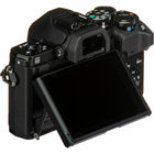 Olympus OM-D E-M10 Mark IV with M.Zuiko Digital ED 14-42mm F3.5-5.6 EZ Lens Kit - Black Body/Black Lens-Deeper grip shape for a more secure fit even when paired with a long telephoto lens