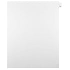 Mark Maker Legal Exhibit Index Tab White Single Tabs, 1/25th Cut, Letter Size, No Holes, Number 151, 25 Pack-White Single Tabs, 1/25th Cut