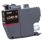 Brother Genuine LC401M Standard Yield Magenta Ink Cartridge-Magenta