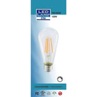 Northern Stars 84792 LED ST64, 7W, CoolWhite, 4000K Filament, Clear, 10 Pack-7W, 120V