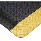 Wearwell Diamond-Plate Select No. 495, 3' x 5', 15/16", Black/Yellow-COMFORT &amp; INDUSTRIAL STYLE ON A BUDGET!