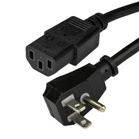 StarTech Power Cord, Flat NEMA 5-15P to C13, 15 ft.-Connect your computer / monitor / printer to a power strip / wall outlet / PDU with the connector sitting flush against the outlet - Rated to carry 125V at 10A - 18 AWG - Saves space and helps to avoid blocking other available outlets - Lifetime warranty - Dependable replacement power cord - PXTF101 / PXTF10115 / Power Cord / Computer Power Cord / C13 Power Cord / Power Supply Cord / NEMA 5 15P to C13 - 15 ft