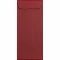 JAM Paper #10 Policy Business Envelopes - 4.125" x 9.5" - Dark Red - 25 Pack-Colour: Dark Red 