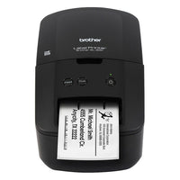 Brother QL-600 Desktop Label Printer-Create cost-effective, high-quality paper and film labels for packages, envelopes, file folders, name badges, asset management and more