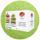 Sandtastik Floral Coloured Sand, 10 lb (4.5 kg) Box, Citrus Lime-Coarse grain with natural sparkle throughout