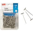 Staples T-Pins - 100 Pack-Excellent for holding papers to fabric panels