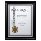 Office Works Document Frame - 11 x 8 inches - Classic Black - 12 Pack-Measurement: each picture frame measures 8.5" x 11 in dimensions and will perfectly hold any document or certificate