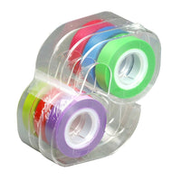 Lee Products Removable Highlighter Tape, 4"W x 5"L, Assorted Colours, 6 Pack (LEE13888)-Removable Highlighter Tape/Used for hanging displays