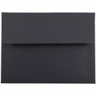 JAM Paper A6 Invitation Envelopes, 4.75 x 6.5, Black, 250 Pack (22115363H)-Smooth black envelope