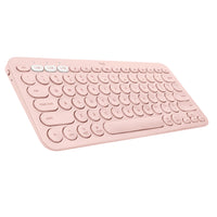Logitech K380 Multi-Device Bluetooth Wireless Keyboard - Rose-Slim Bluetooth wireless keyboard works with computers, laptops, phones or tablets-with a lightweight design, minimalist-size layout, so you can multitask at home or on the go
