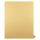 Mark Maker Legal Tabs - Letter Size - Buff - 1/25th cut - 25 tabs per package - 5 packages Pack - Number 125-Buff Single Tabs