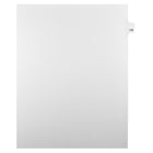 Mark Maker Legal Tabs - Letter Size - White - 1/25th cut - 25 tabs per package - 5 packages Pack - Number 179-White Single Tabs