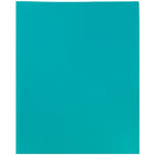JAM Paper Plastic POP Two Pocket Folder, Teal, 12 Pack (86524tedg)-Finish: smooth