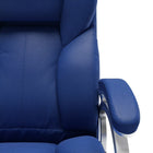 CorLiving LOF-478-O Leatherette Executive Office Chair - Cobalt Blue-Tilting back support that provides support for the back muscles and skeletal region of the lower back.