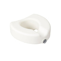 Drive Medical Raised Toilet Seat-White, Plastic