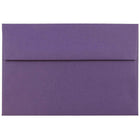 JAM Paper A7 Invitation Envelopes, 5.25 x 7.25, Dark Purple, 250 Pack (563912508H)-Purple dark base envelope