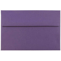 JAM Paper A7 Invitation Envelopes, 5.25 x 7.25, Dark Purple, 250 Pack (563912508H)-Purple dark base envelope