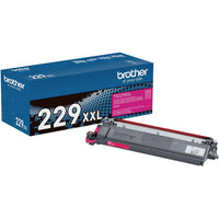 Brother TN229XXLM Super High-Yield Toner Cartridge - Magenta-Toner produces premium, laser-quality prints in rich, sharp tones and vivid colours that won't fade or smudge